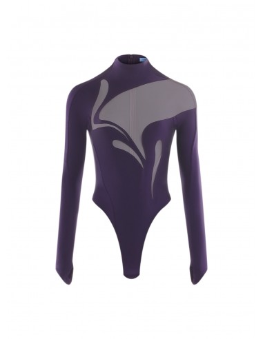 purple swirly bodysuit Economisez 