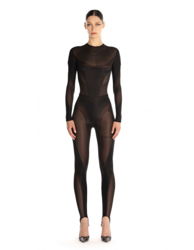 black multi-layer bodysuit suggérées chez