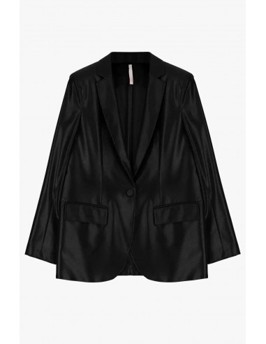 Veste Blazer Imperial 1 bouton Lamé Nero Fin de série