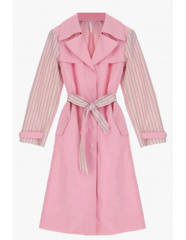 Veste Trench Imperial à Rayures Rosa Les êtres humains sont 