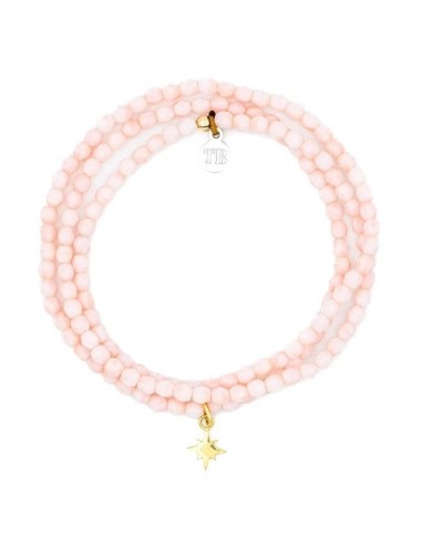 Bracelet/Collier Têtes Blondes Polaire Gold Rose Guimauve outlet