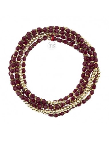 Bracelet/Collier Têtes Blondes Caroline Rouge Cerise ou a consommer sur place