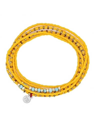 Bracelet/Collier Têtes Blondes Tiya Slim Abricot la livraison gratuite