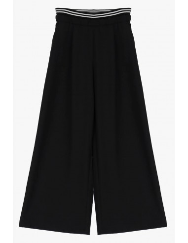 Pantalon Palazzo Imperial double taille Nero est présent 