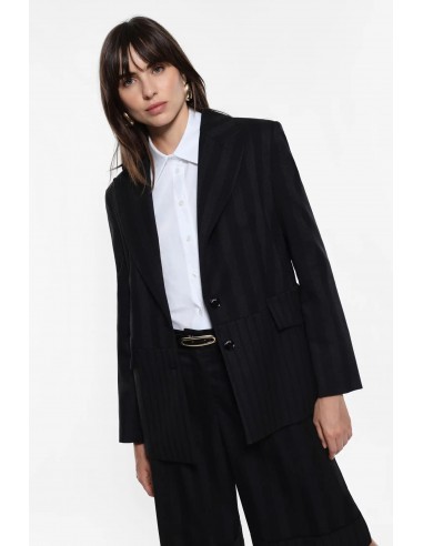 Blazer Imperial 2 boutons Rayures Nero 50-70% off 