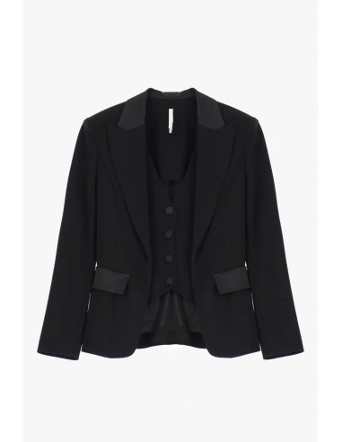 Blazer Smoking Imperial Gilet intégré Nero de France