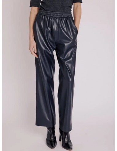 Pantalon Berenice Preston simili cuir Navy Venez découvrir notre 