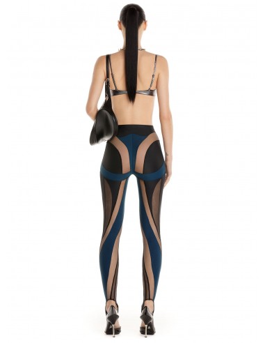 blue sheer spiral leggings l'évolution des habitudes 