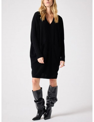 Robe poncho Notshy Bella Noir vous aussi creer 