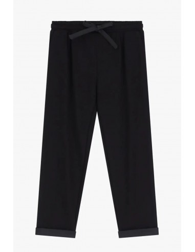 Pantalon Imperial détail satin Nero shop