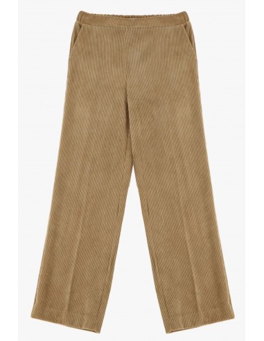 Pantalon Palazzo Imperial Velours côtelé Cammello 50-70% off 